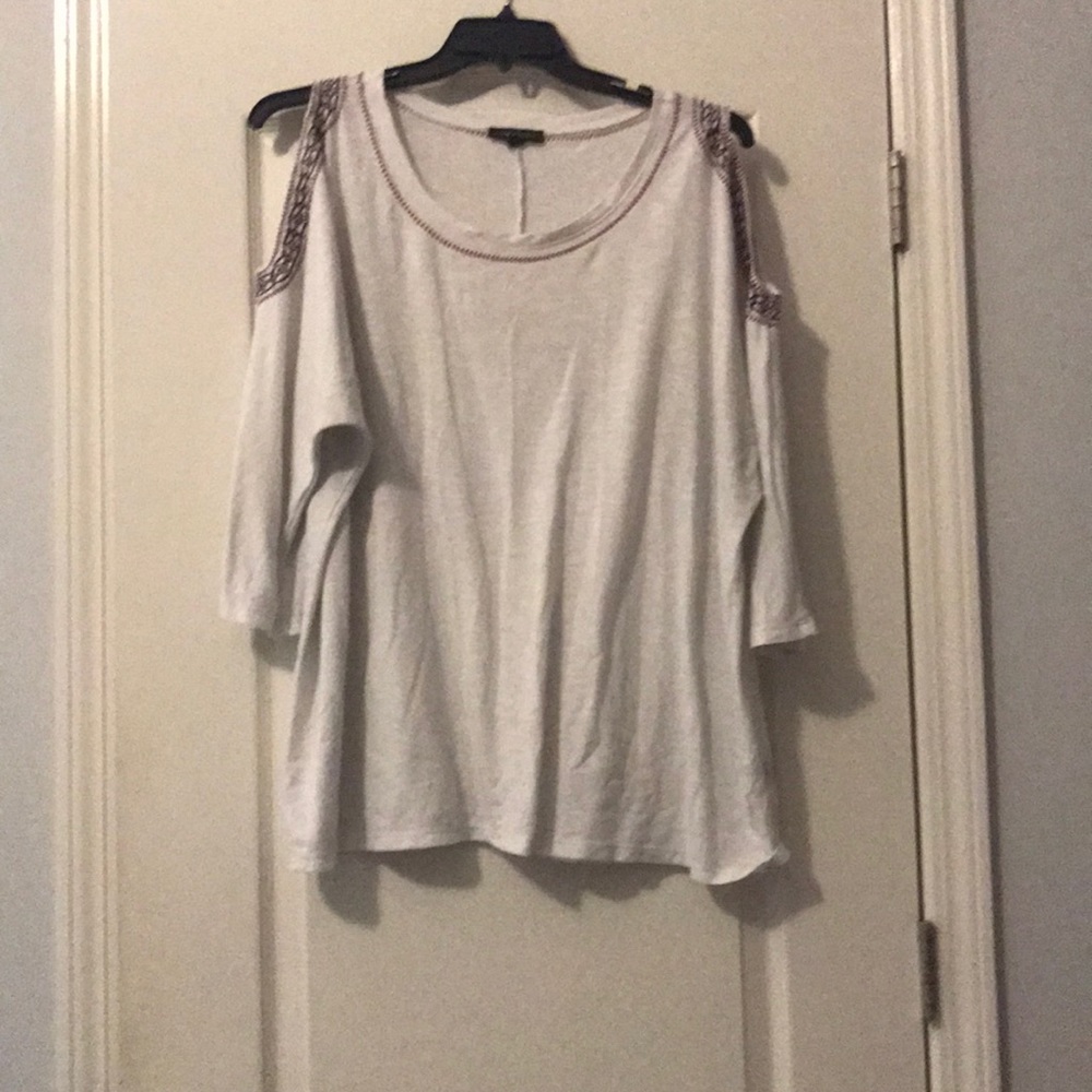 Cold shoulder blouse
